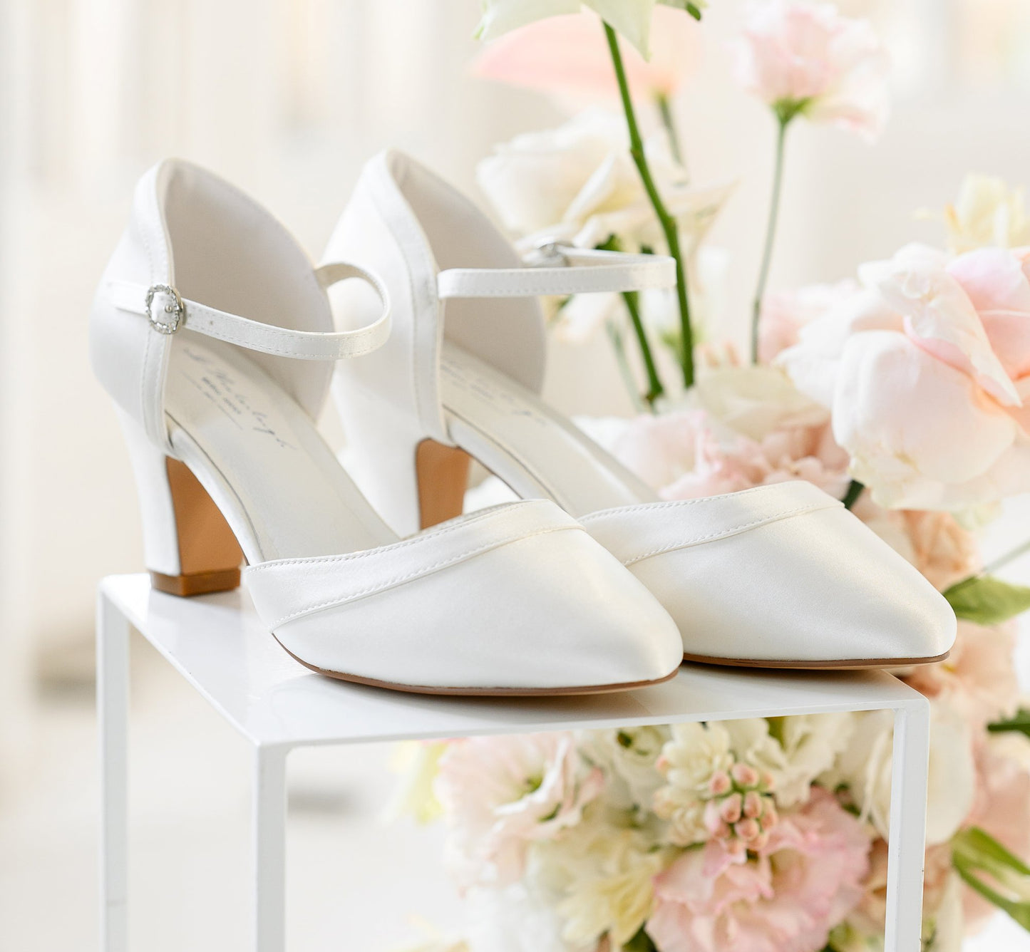 Satin Bridal Shoes Amabar