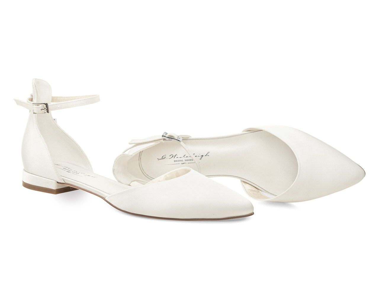 Flat Bridal Shoes Abbie