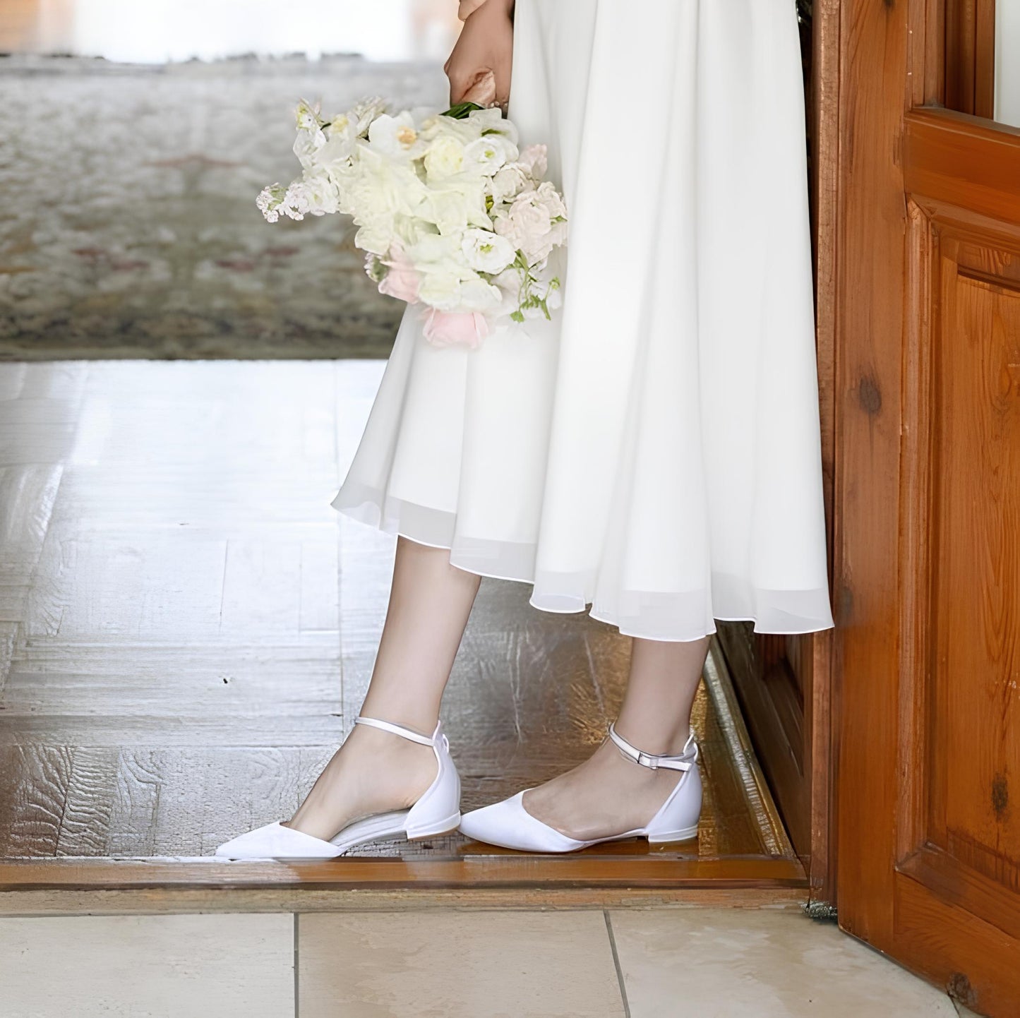 Flat Bridal Shoes Abbie