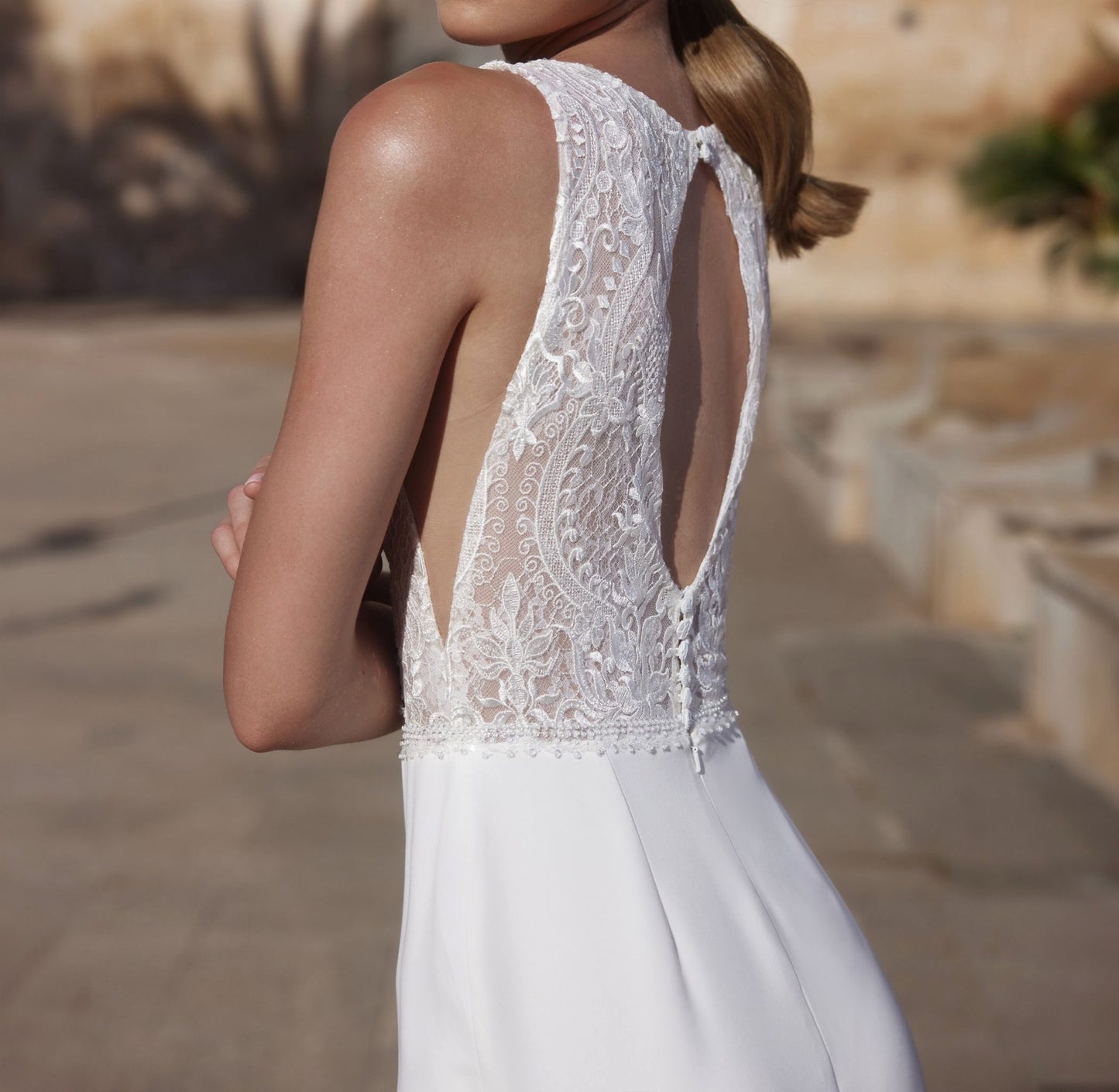Bridal Jumpsuit Astra