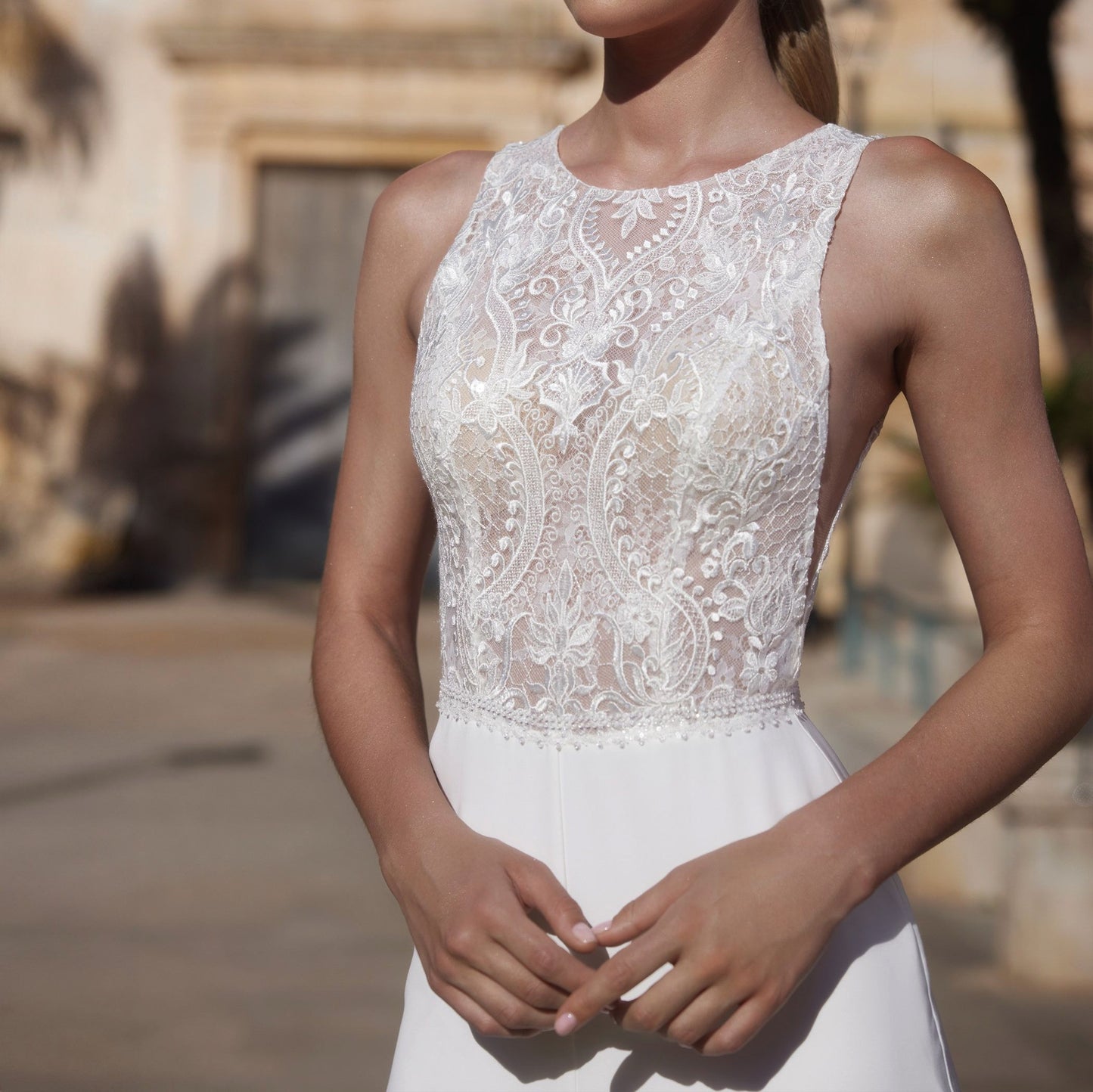Bridal Jumpsuit Astra