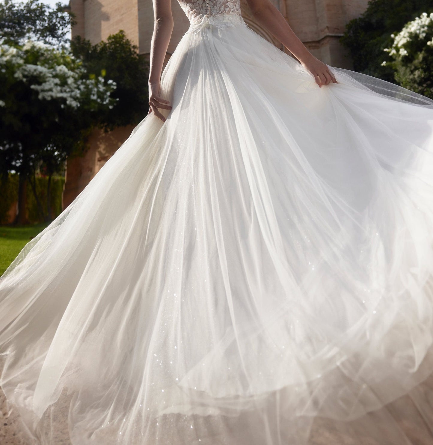 Tulle Wedding Separates Skirt Long Train Sophia