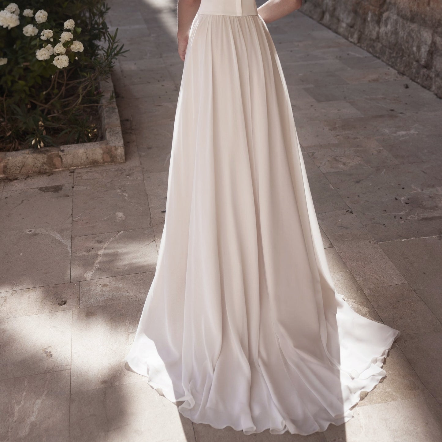 Bridal Separates Skirt with Train Freya