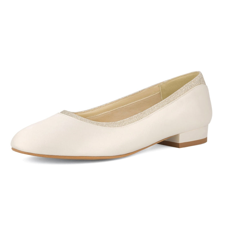 Flat Bridal Shoes Roma
