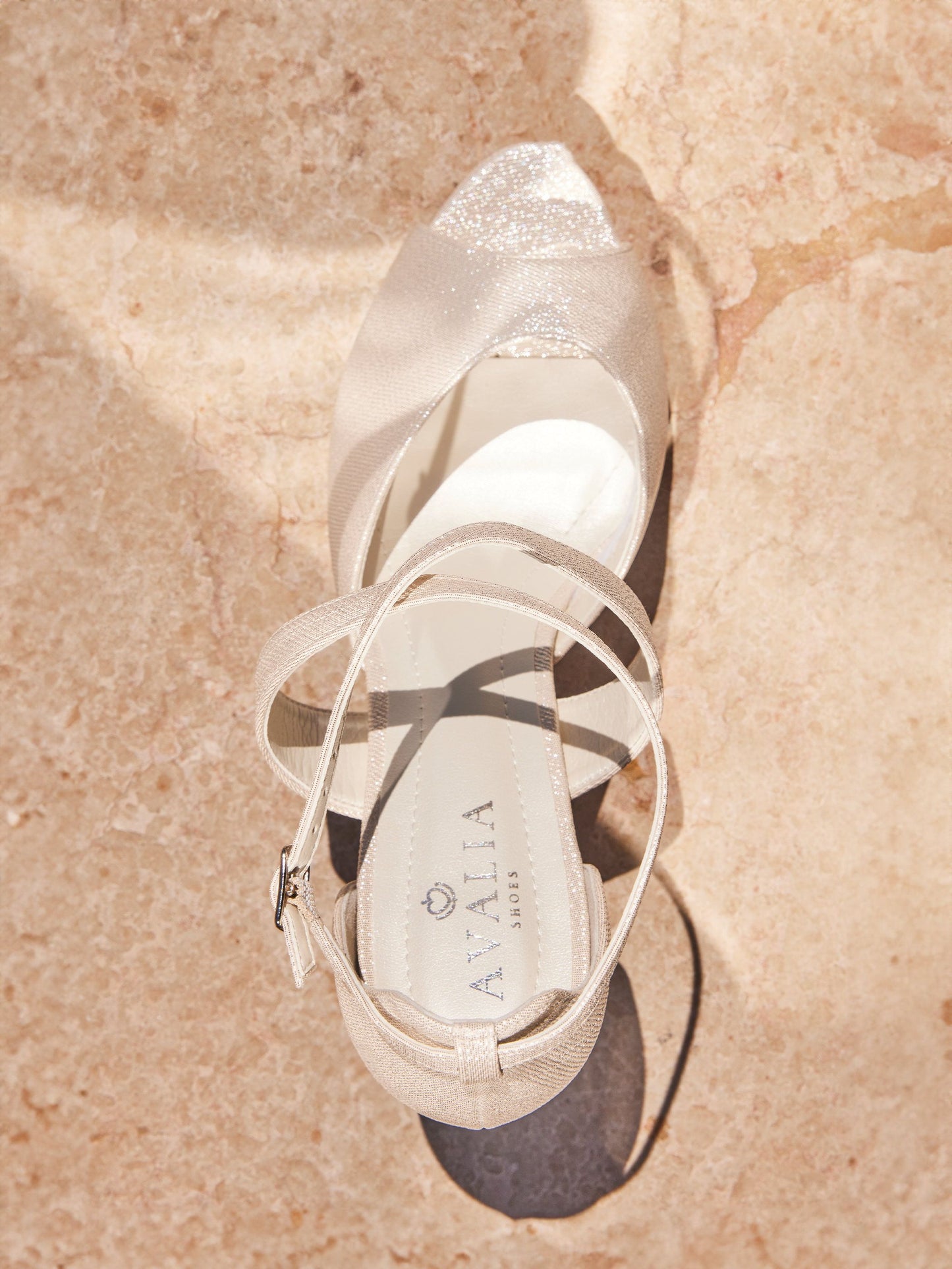 Square Heels Bridal Sandals Charline