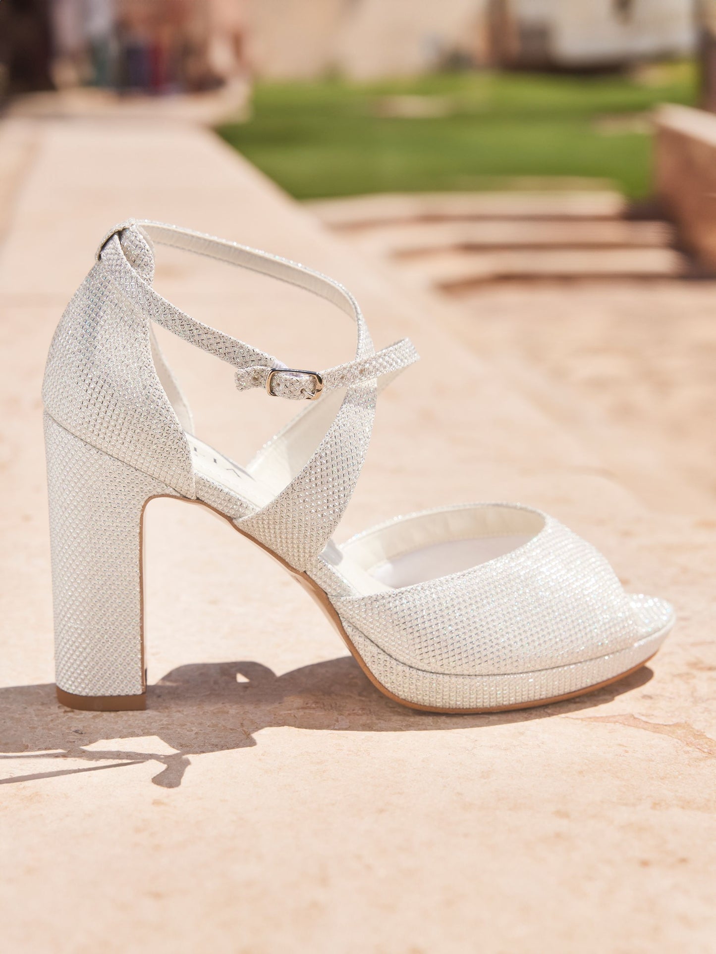 Square Heels Bridal Sandals Chanel