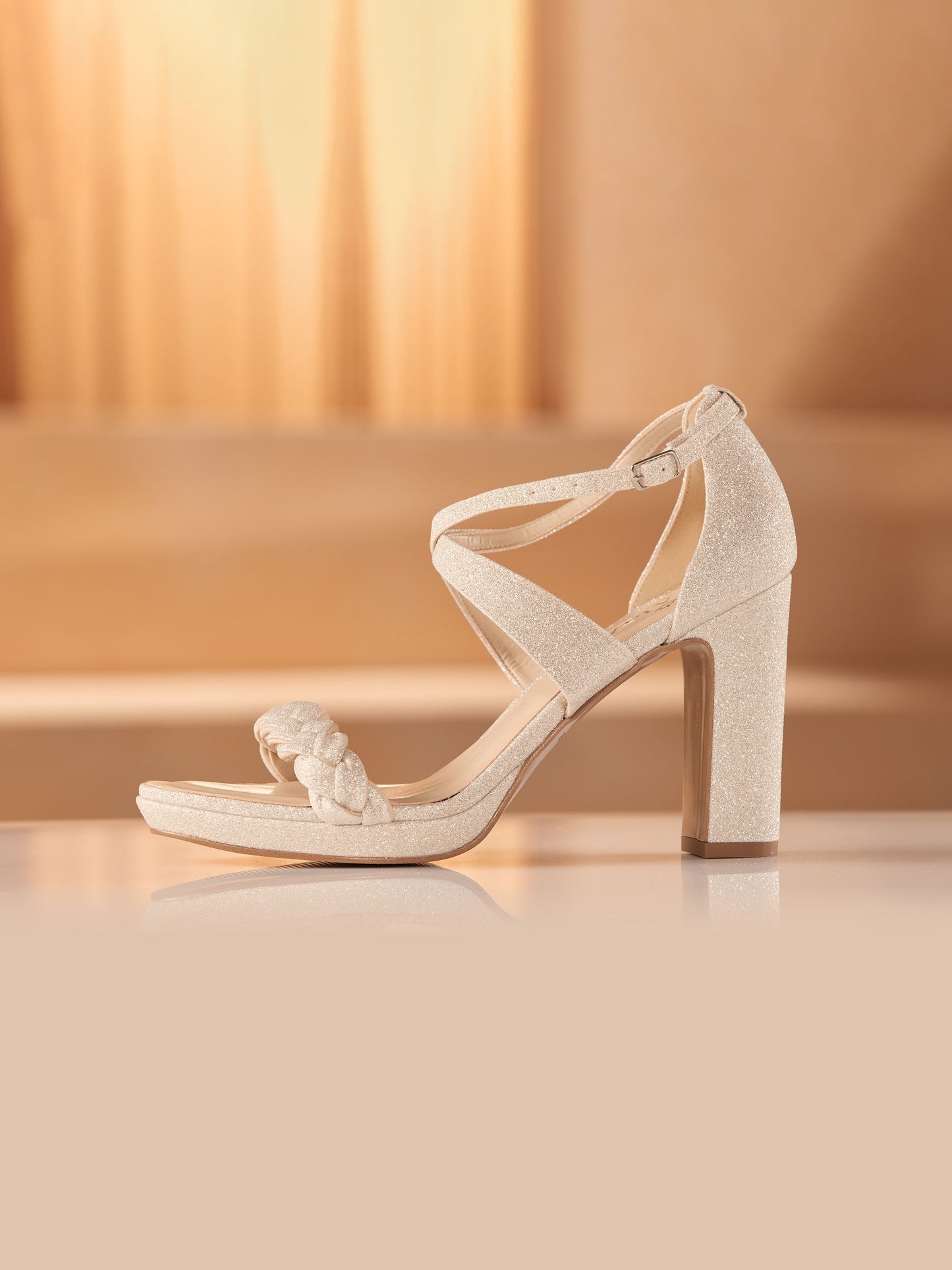 Gold Wedding Shoes High Heels