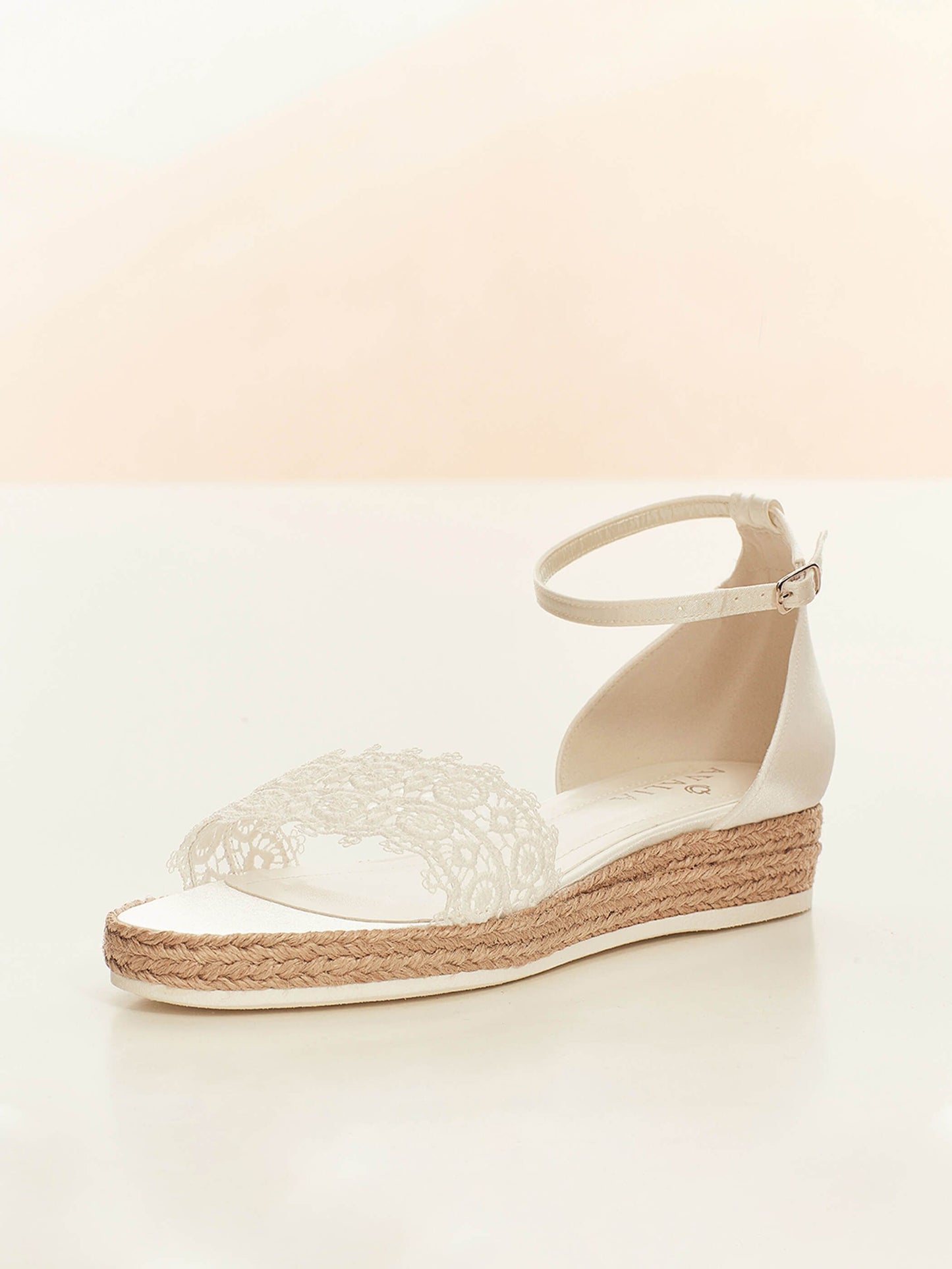 Bridal Espadrilles with Wedges Beth