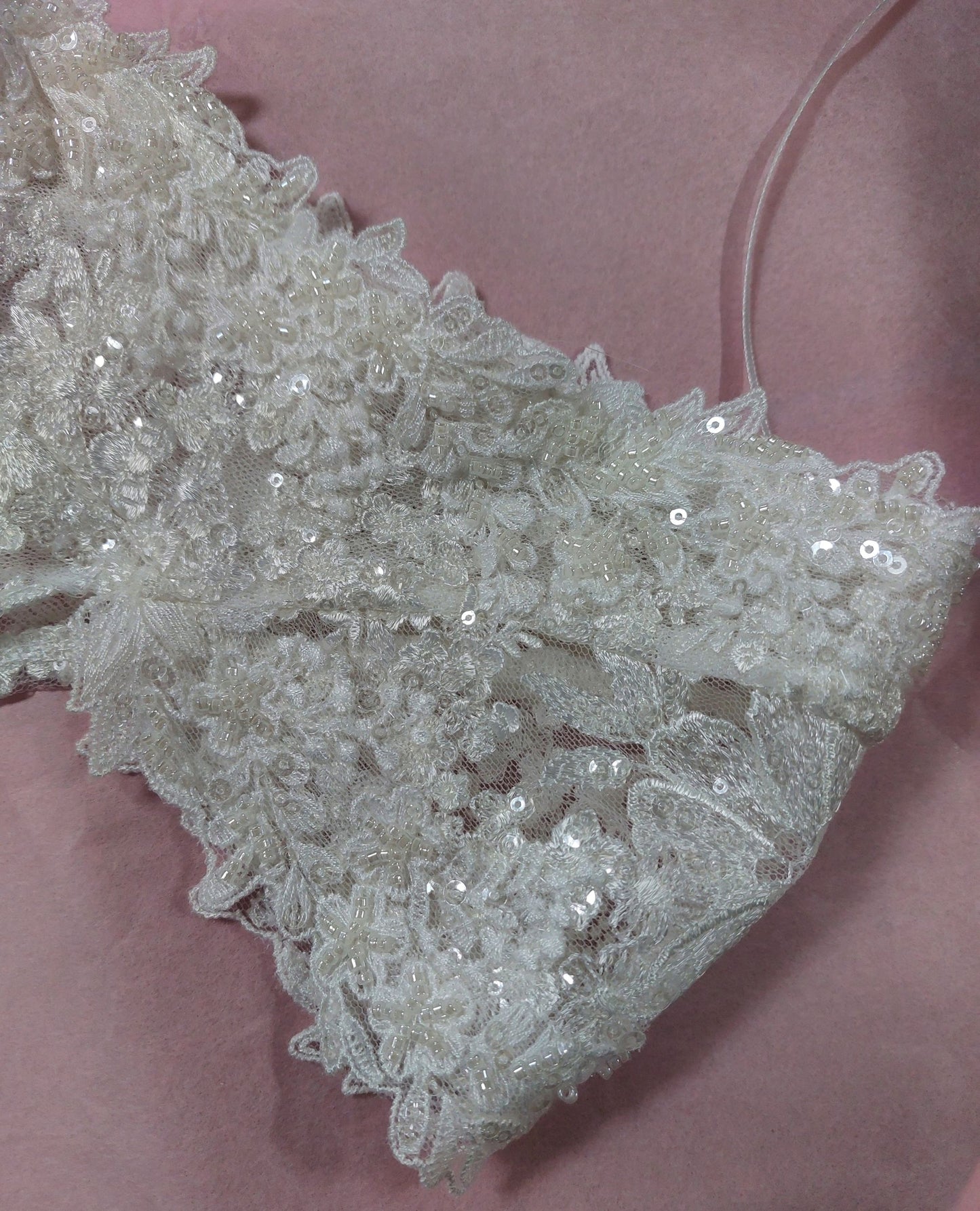 Short Sleeve Wedding Dress Topper With Rhinestones