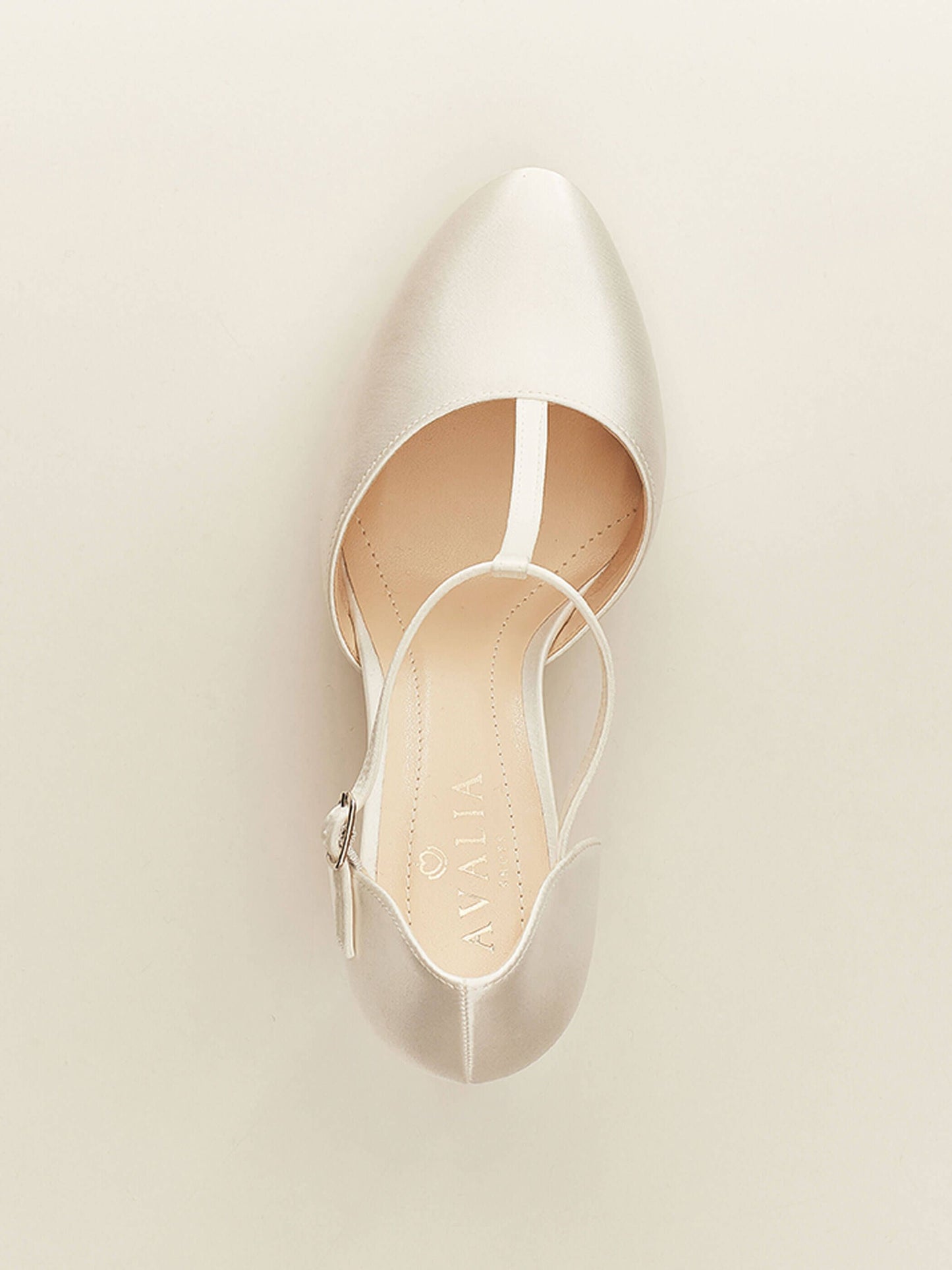 Square Heels Bridal Shoes Cocoa