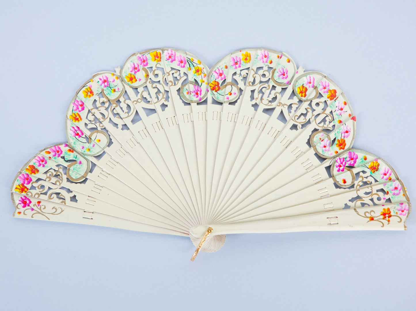 Hand Painted Fan for Brides