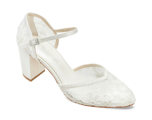 Chaussures de mariée en dentelle