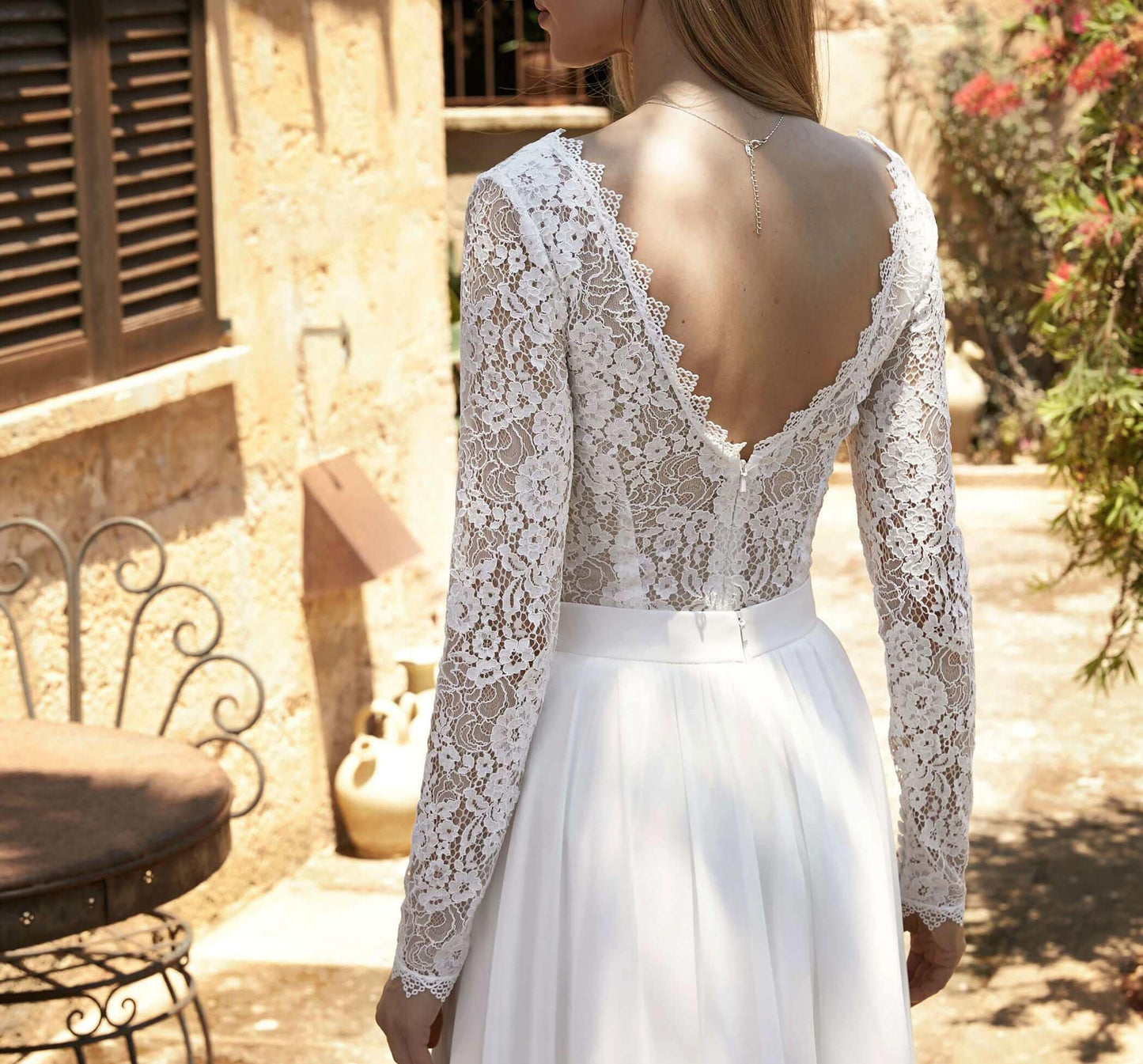 Lace Bridal Bodysuit Anette