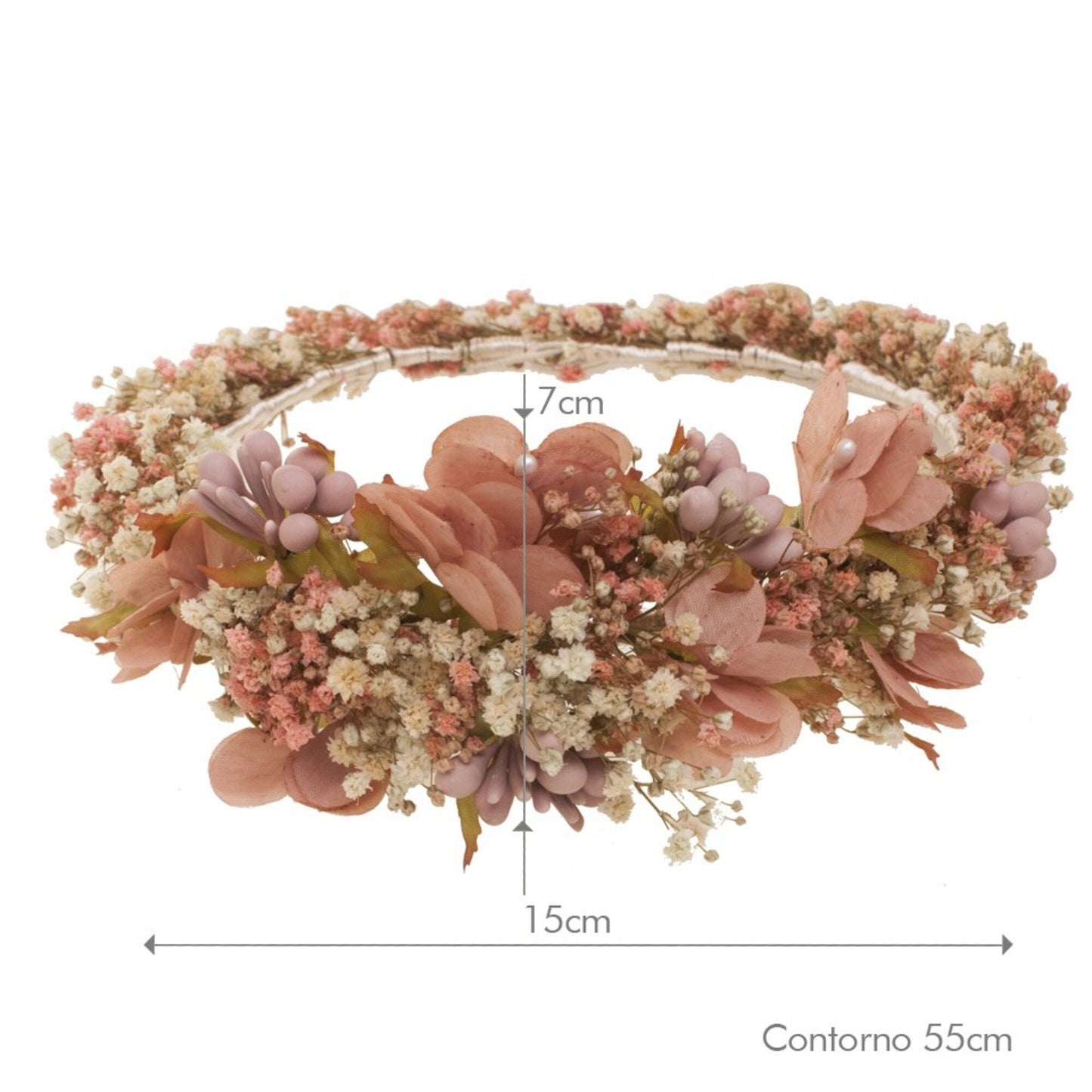 Bridal Headband/ Floral Headband/ Bridesmaids Headband/ Bridal Floral Crown/ Tocado de fiesta/ Floral crown