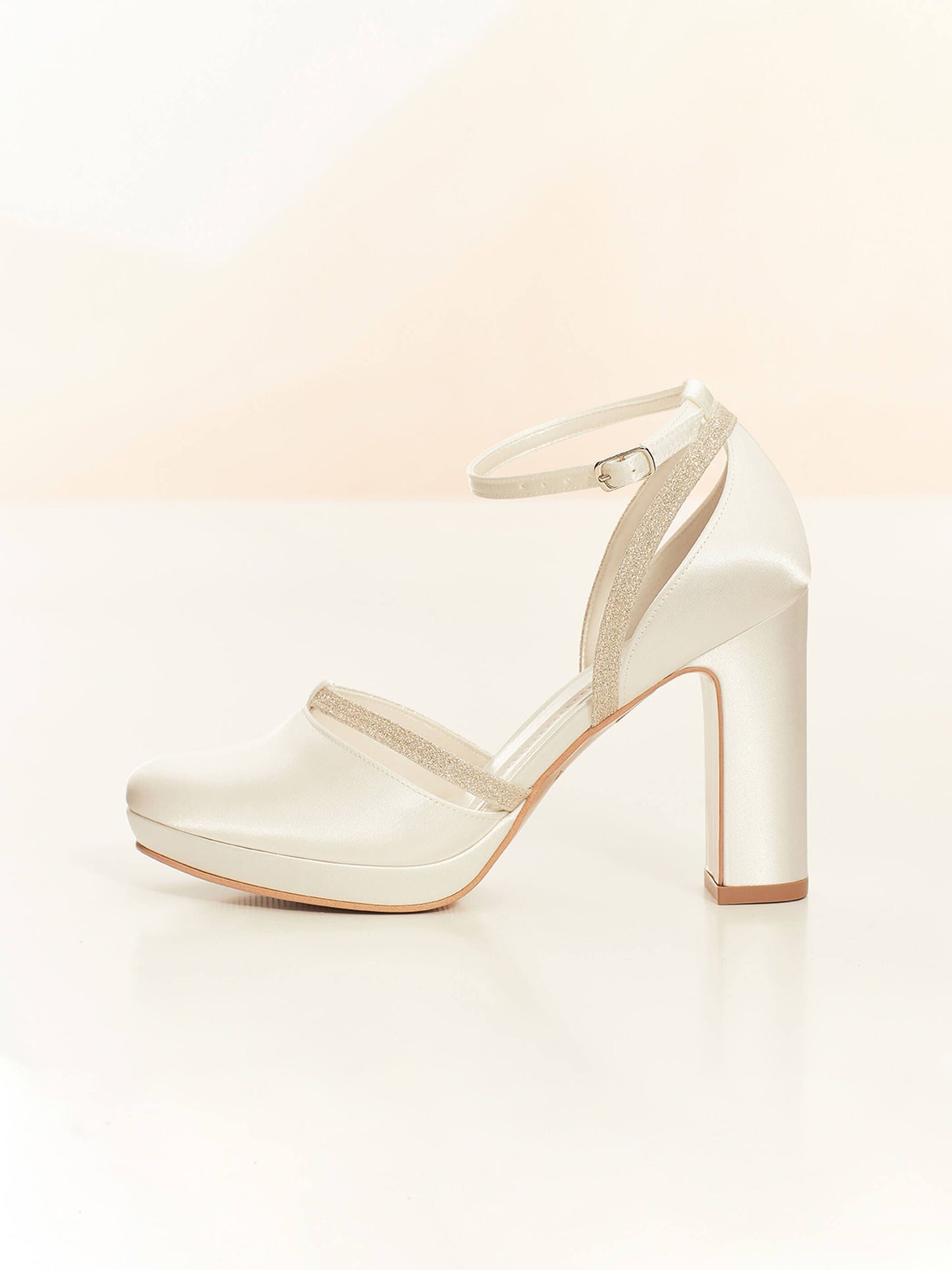 Square Heels Bridal Shoes Meryl