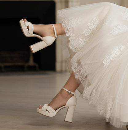 Wedding shoes Chunky Heels