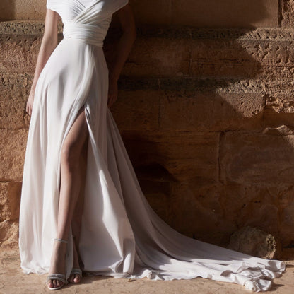 Ensemble de mariée Avery : jupe et traîne