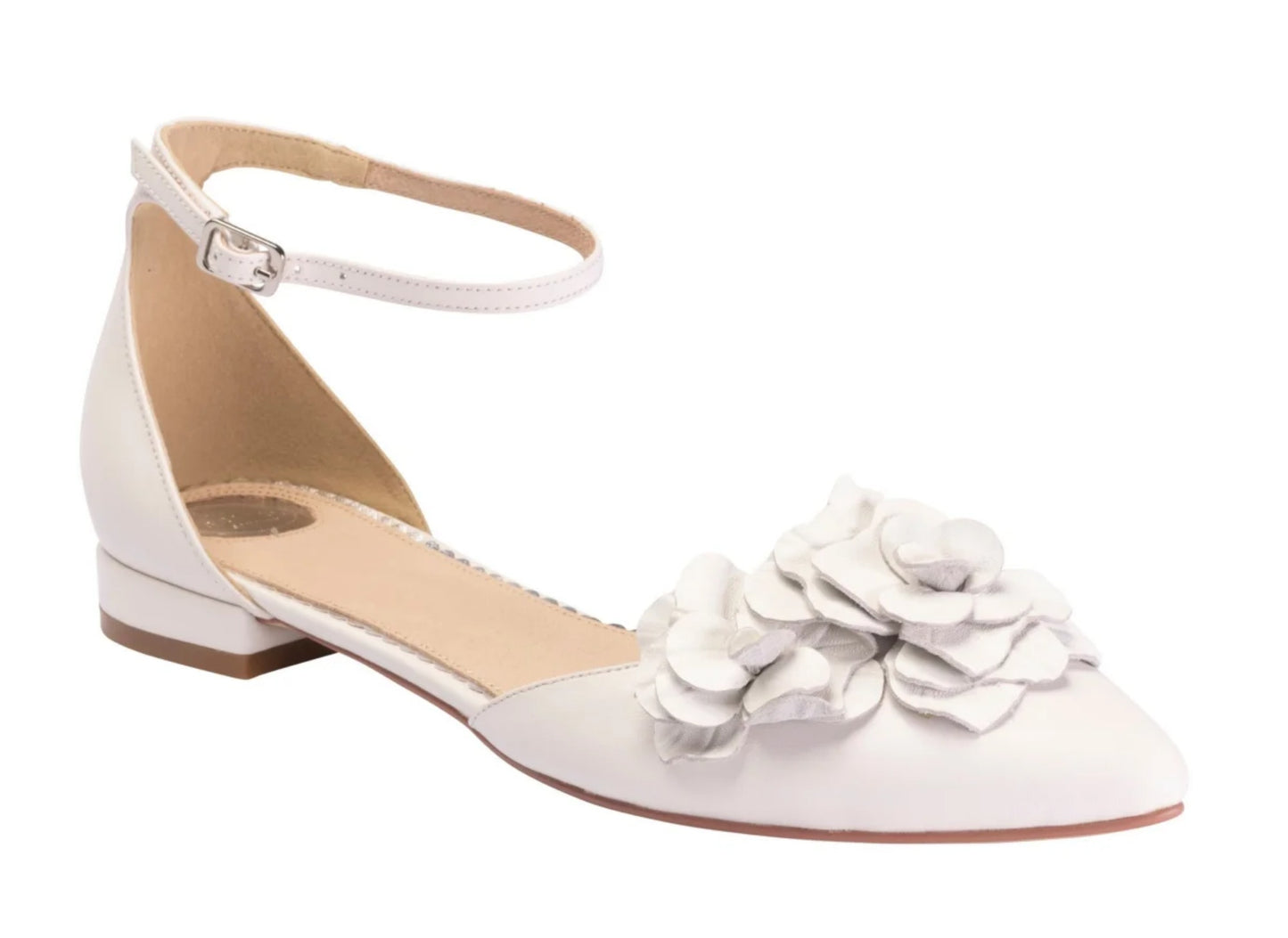 Flat Bridal Shoes Rachel