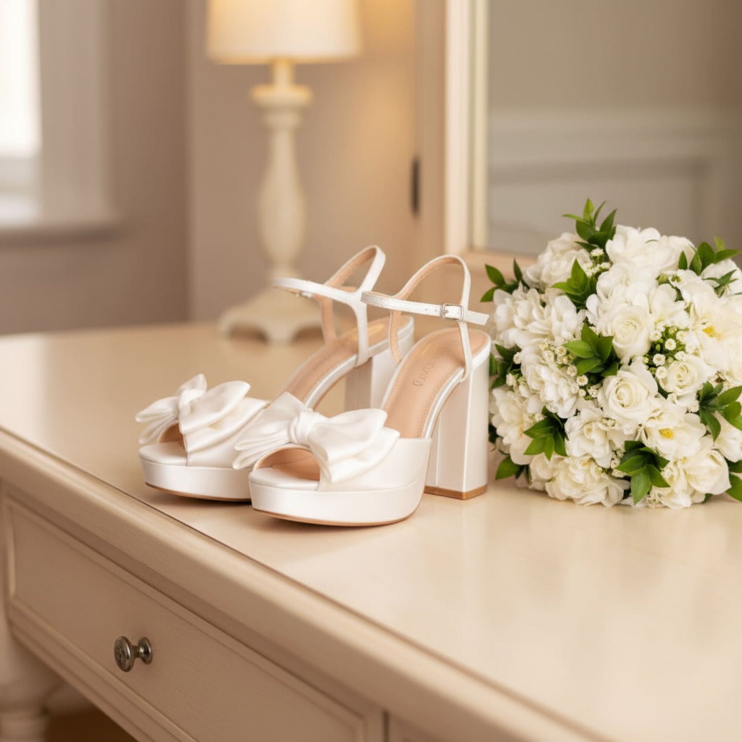 comfortable platform wedding shoes

