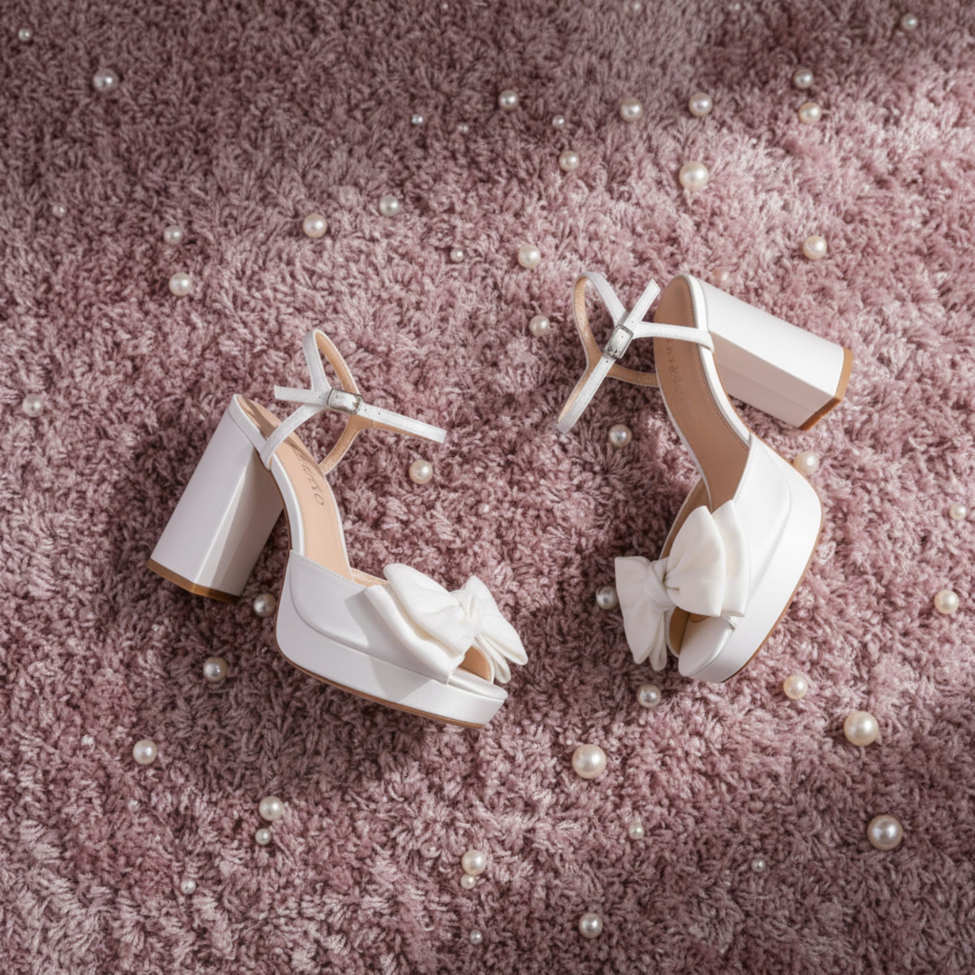 platform bridal shoes
