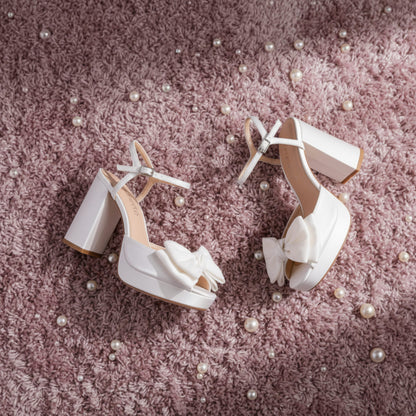 platform bridal shoes
