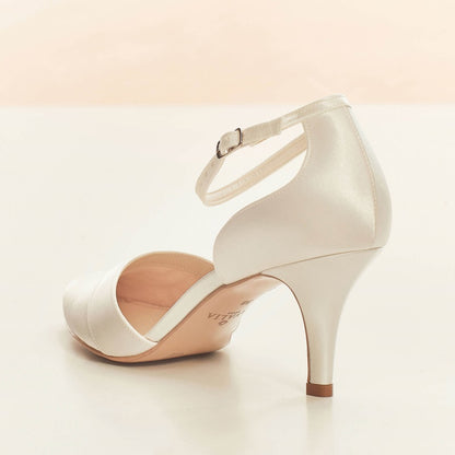 Chaussures de mariée à talons bas Minnie