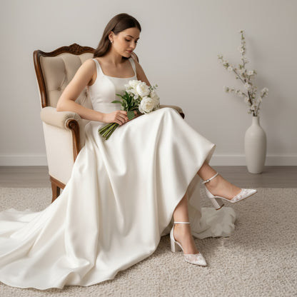 Lace Wedding Shoes Abby