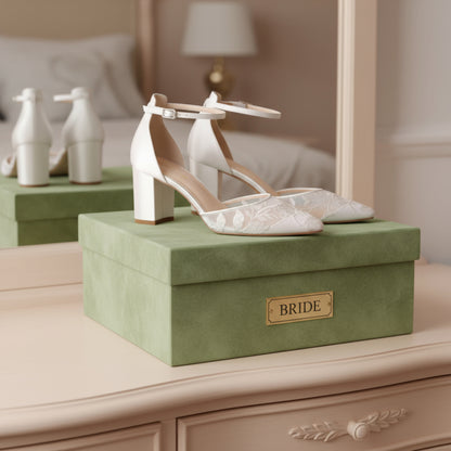 Lace Wedding Shoes Abby