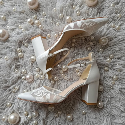Lace Wedding Shoes Abby