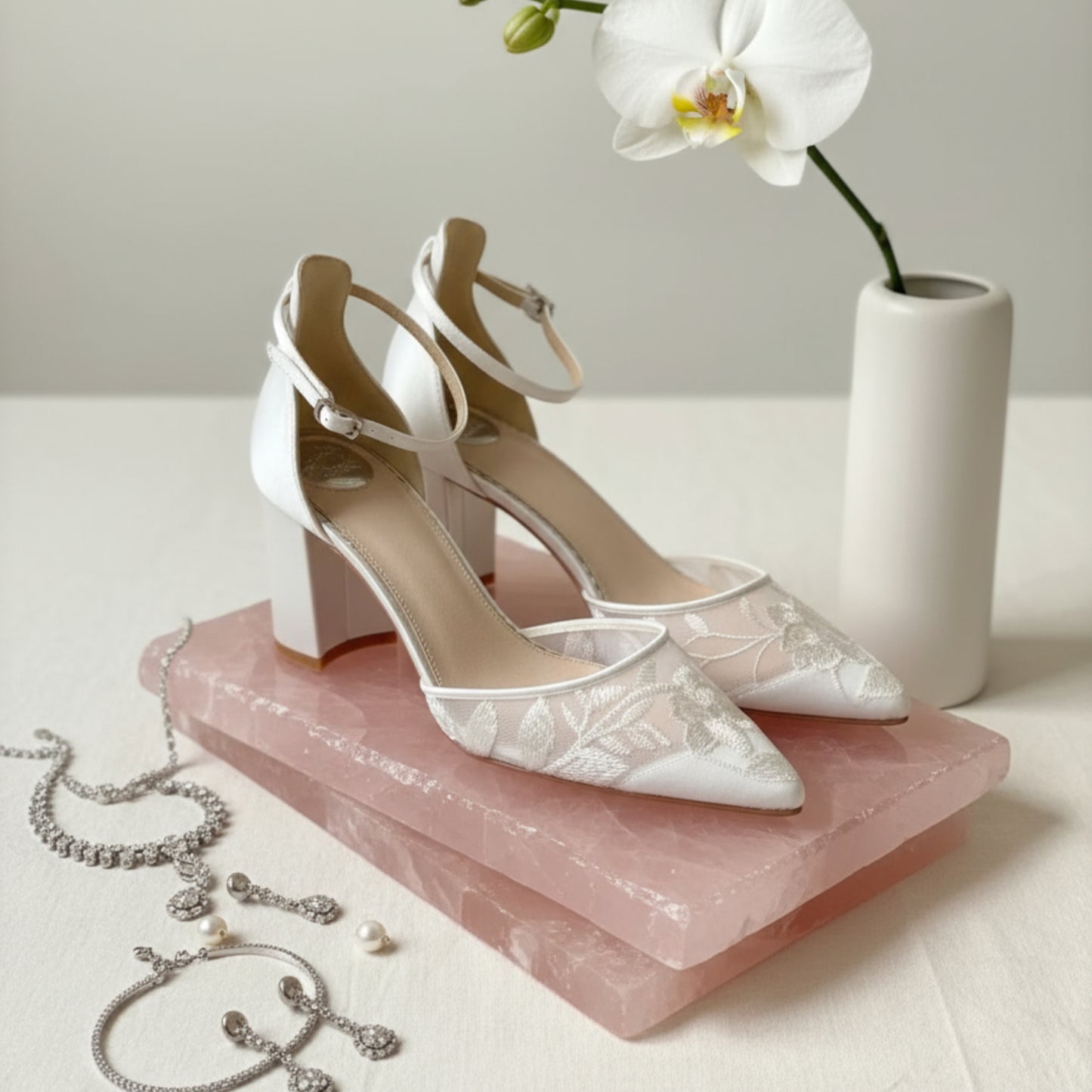 Lace Wedding Shoes Abby
