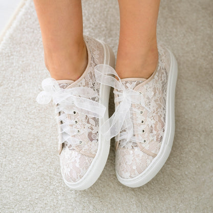 Sneakers da sposa rosa