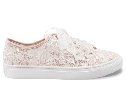 Sneakers da sposa rosa
