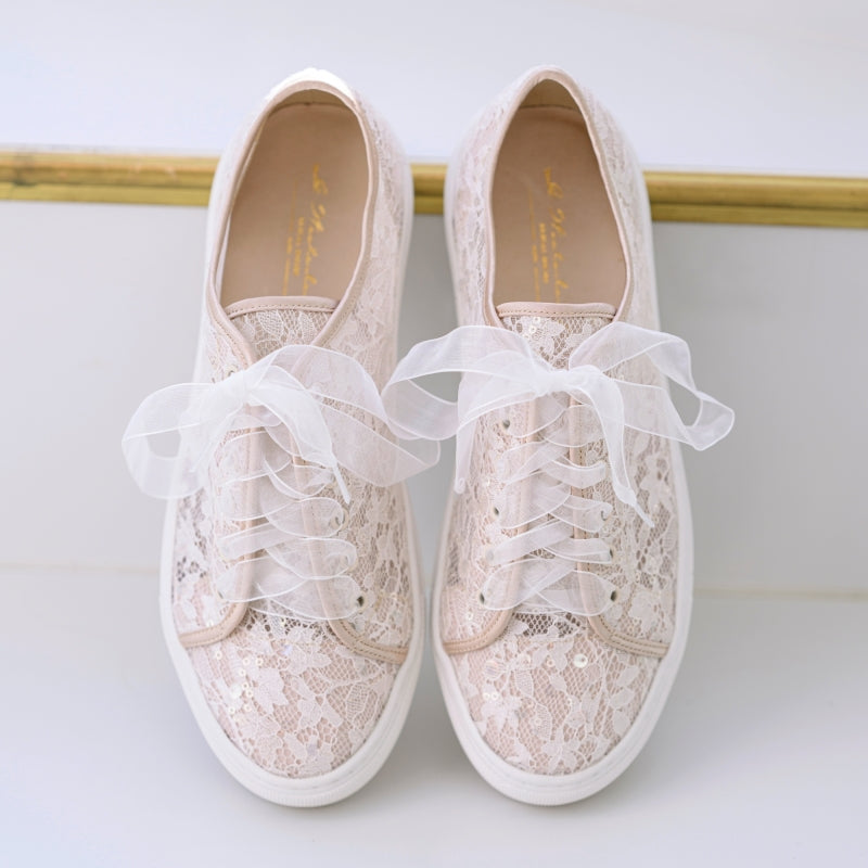 Bridal Sneakers Rose