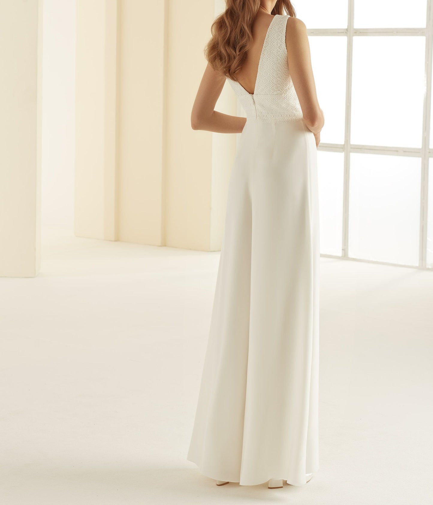 Bridal Jumpsuit Wide Leg Chiara