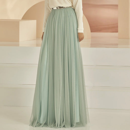Bridal tulle skirt mint. Bridal guests skirt