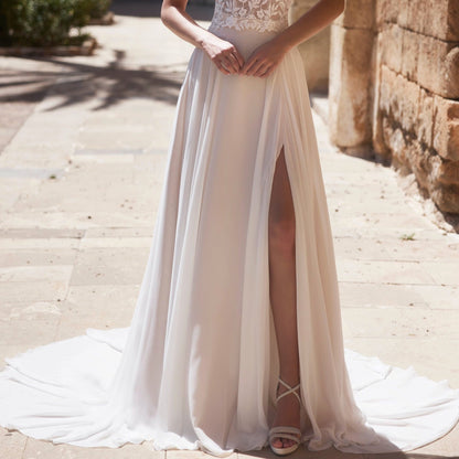 Ensemble de mariée Avery : jupe et traîne