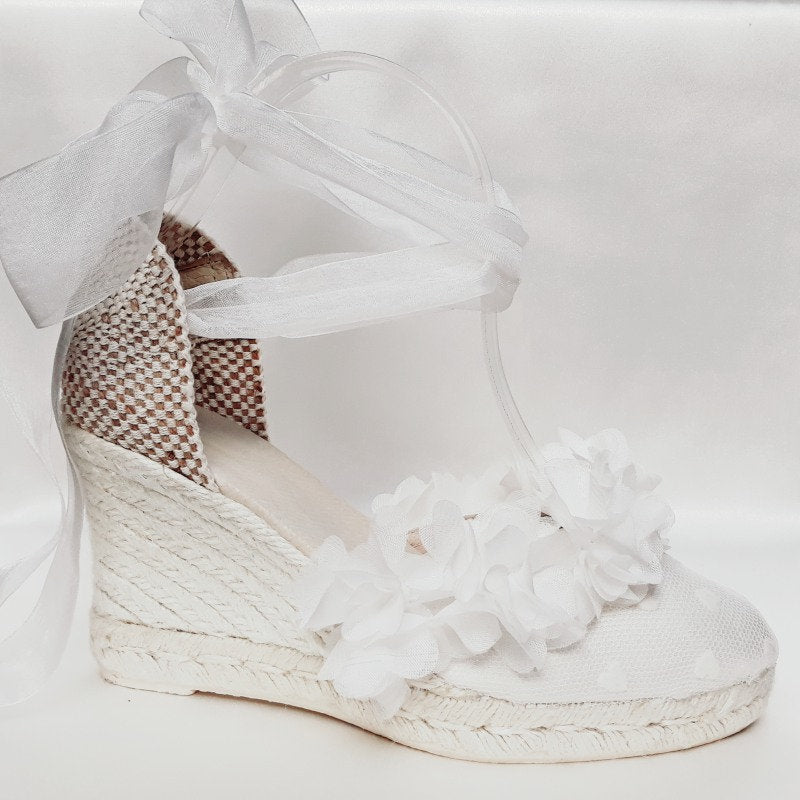 Bridal Espadrilles for a Beach Wedding