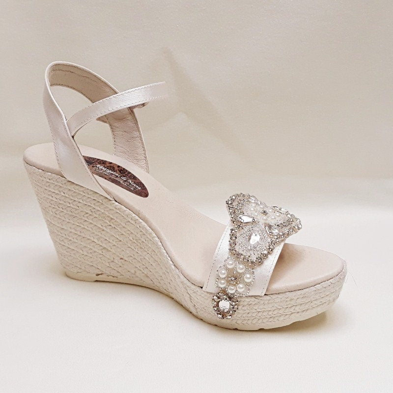 Wedding shoes wedges, Wedges for brides, Bridesmaids sandals, Bridesmaids shoes, Comfortable shoes for wedding,