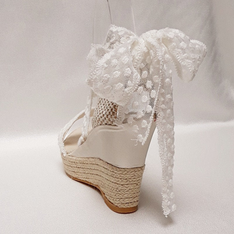 Wedding sandals, Beach wedding sandals, Bridal espadrilles, Bridal sandals heels for beach wedding, Wedding shoes,