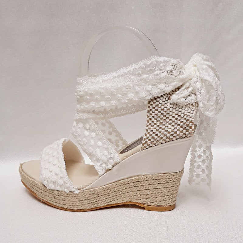 Wedding sandals, Beach wedding sandals, Bridal espadrilles, Bridal sandals heels for beach wedding, Wedding shoes,