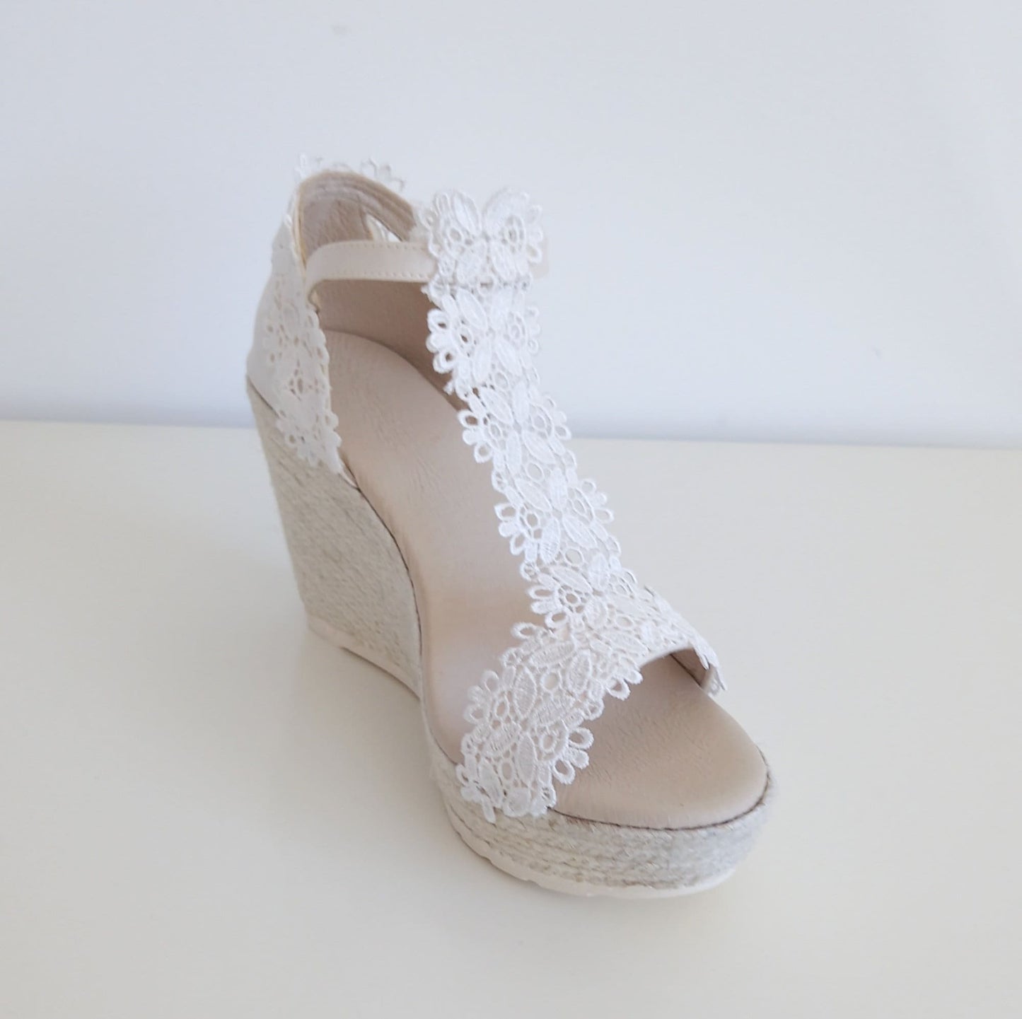 Bridal Espadrilles with Wedges Toscana