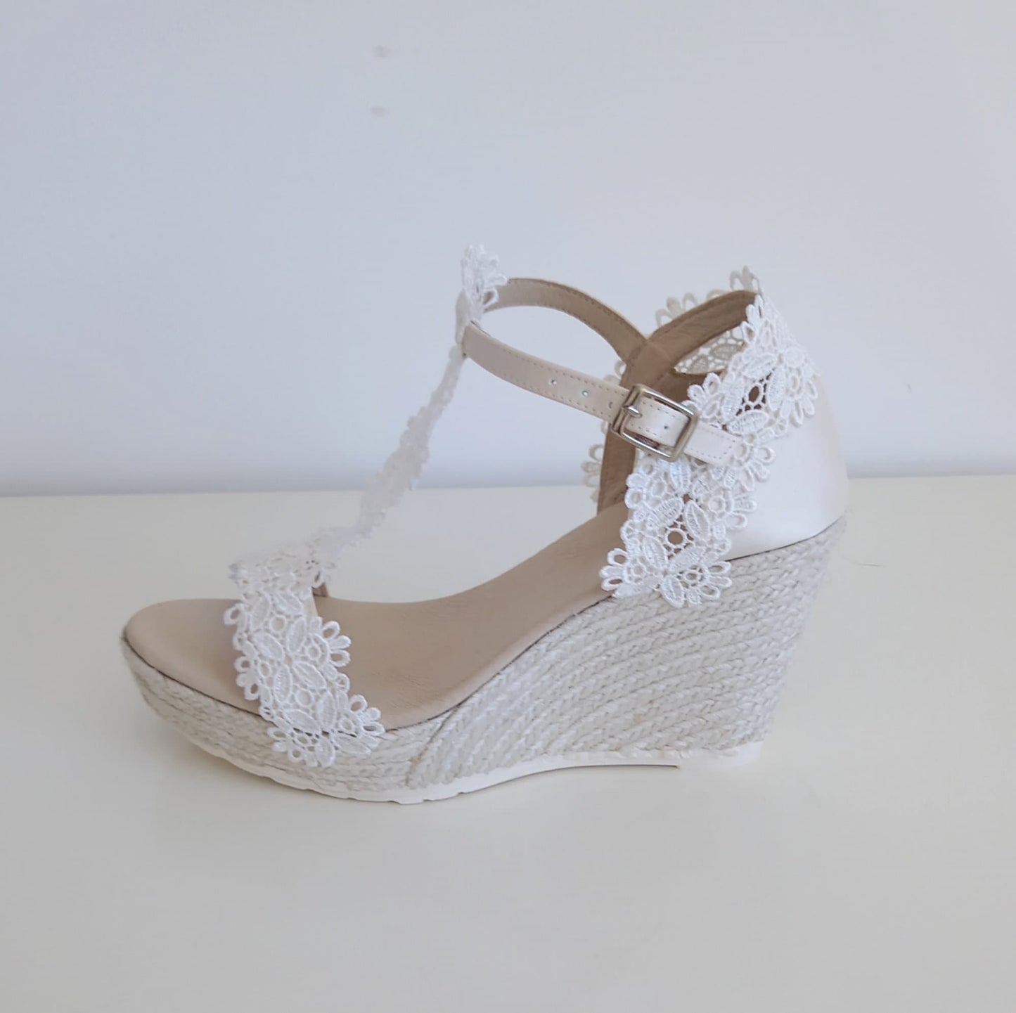 Bridal Espadrilles with Wedges Toscana