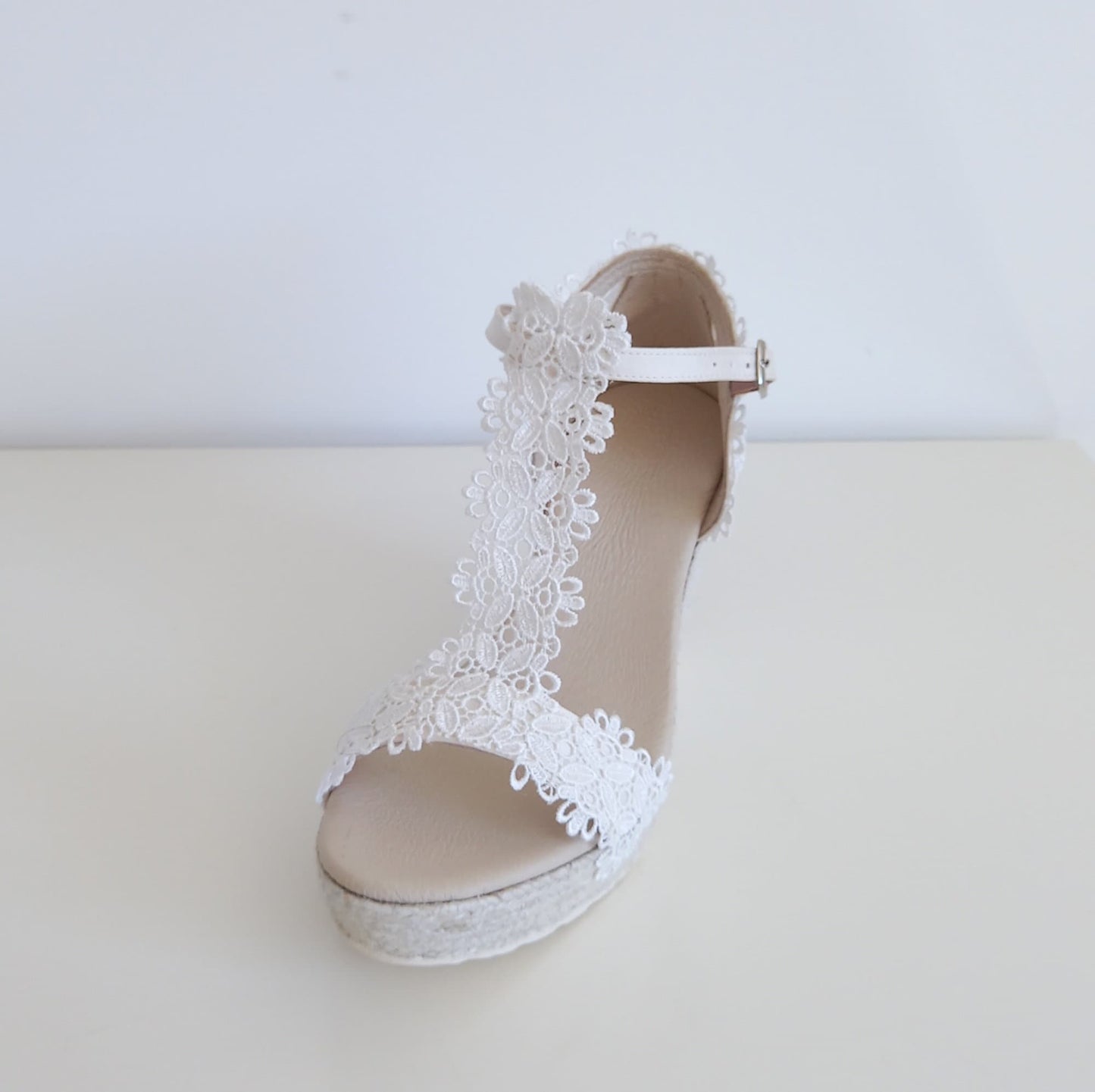 Bridal Espadrilles with Wedges Toscana