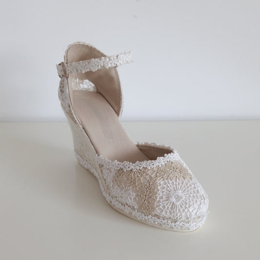 Bridal Wedge Espadrilles