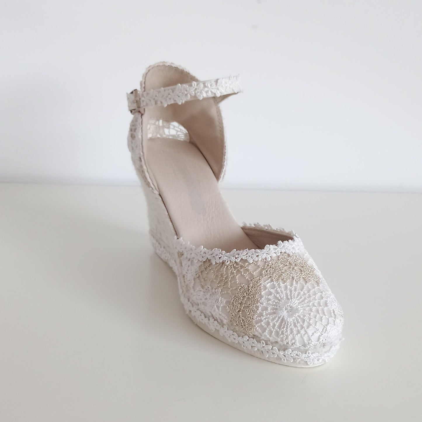 Bridal Wedge Espadrilles