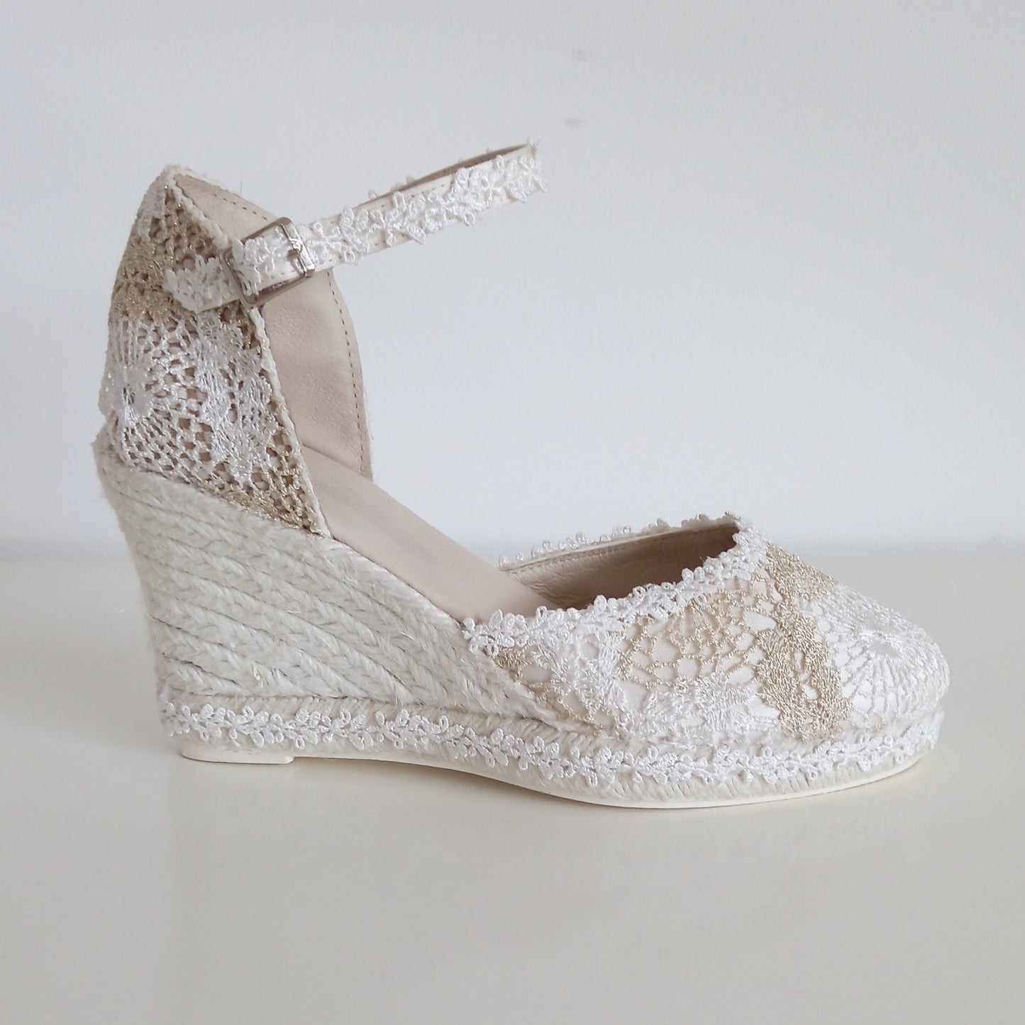 Bridal Wedge Espadrilles