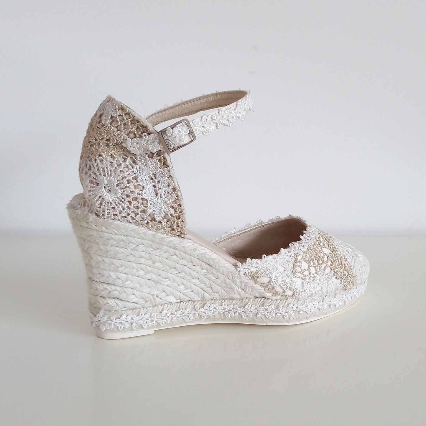 Bridal Wedge Espadrilles