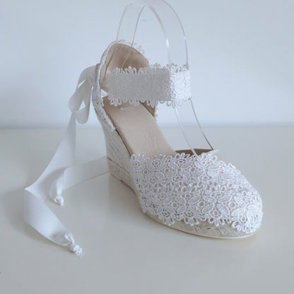 Espadrillas da sposa, sandali da sposa per matrimonio in spiaggia, sandali da sposa comodi, regalo per addio al nubilato, sandali estivi, sandali spagnoli