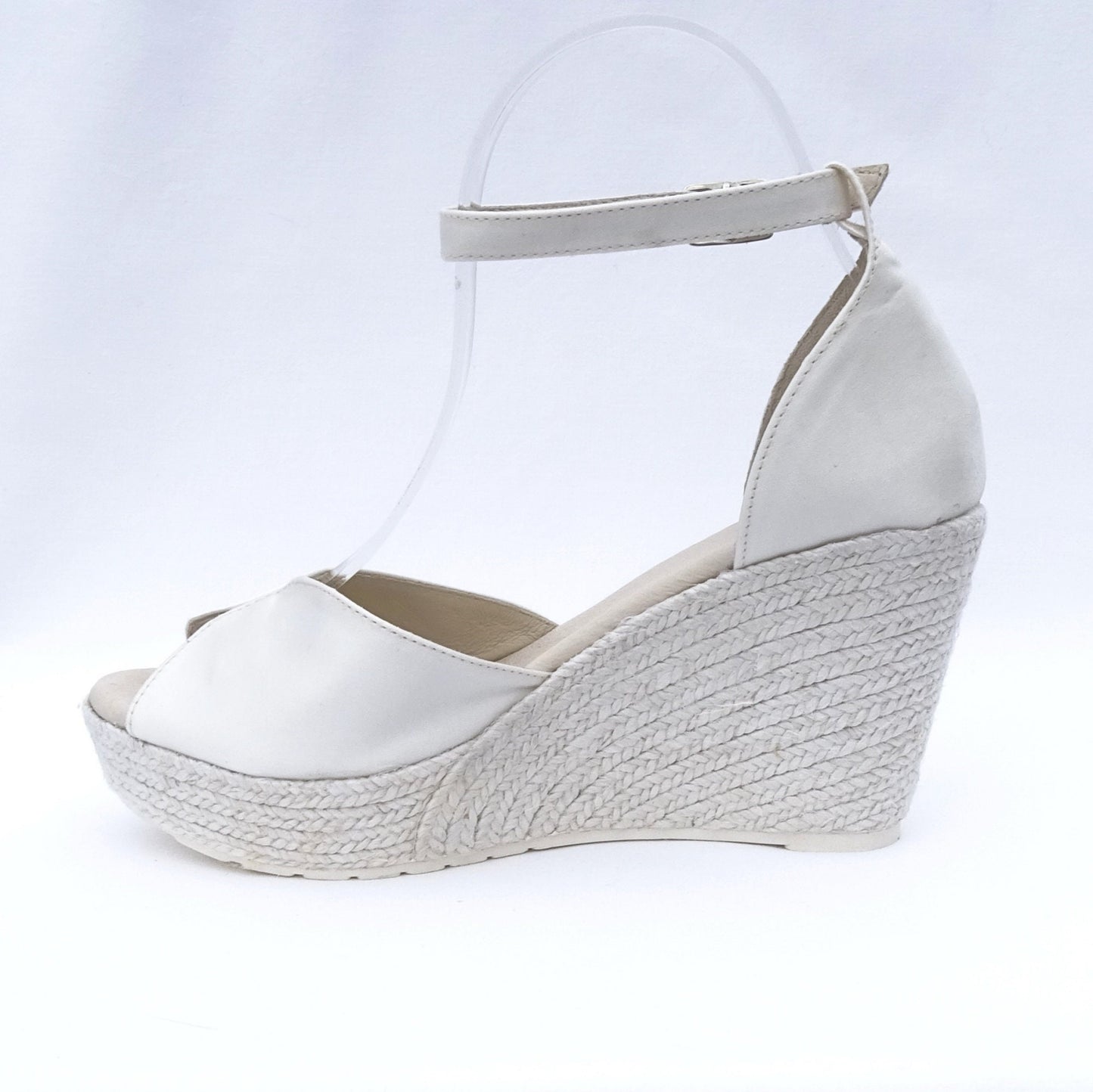 Bridal Espadrilles with jute wedges, Espadrilles for wedding, Bridal sandals