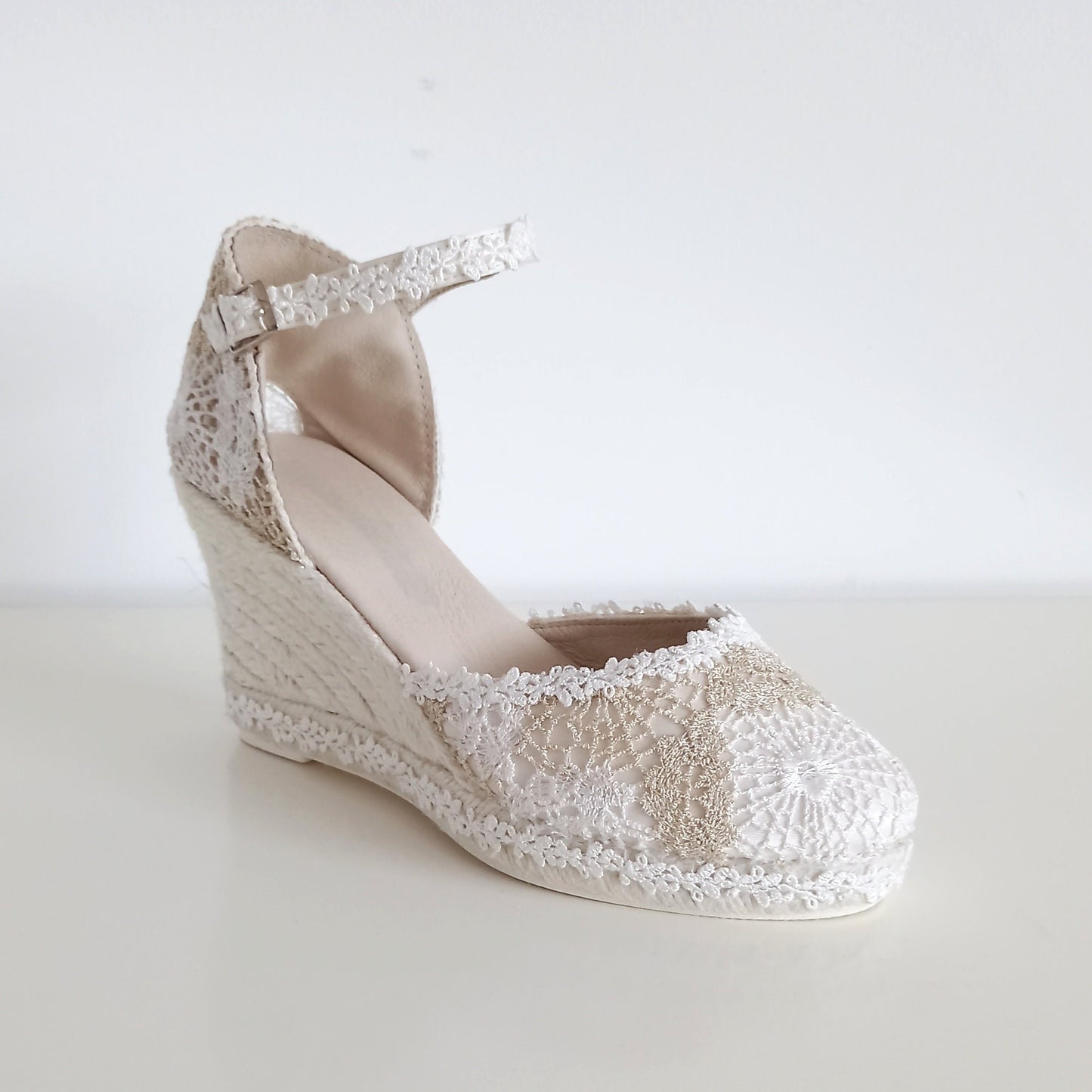 Bridal Wedge Espadrilles